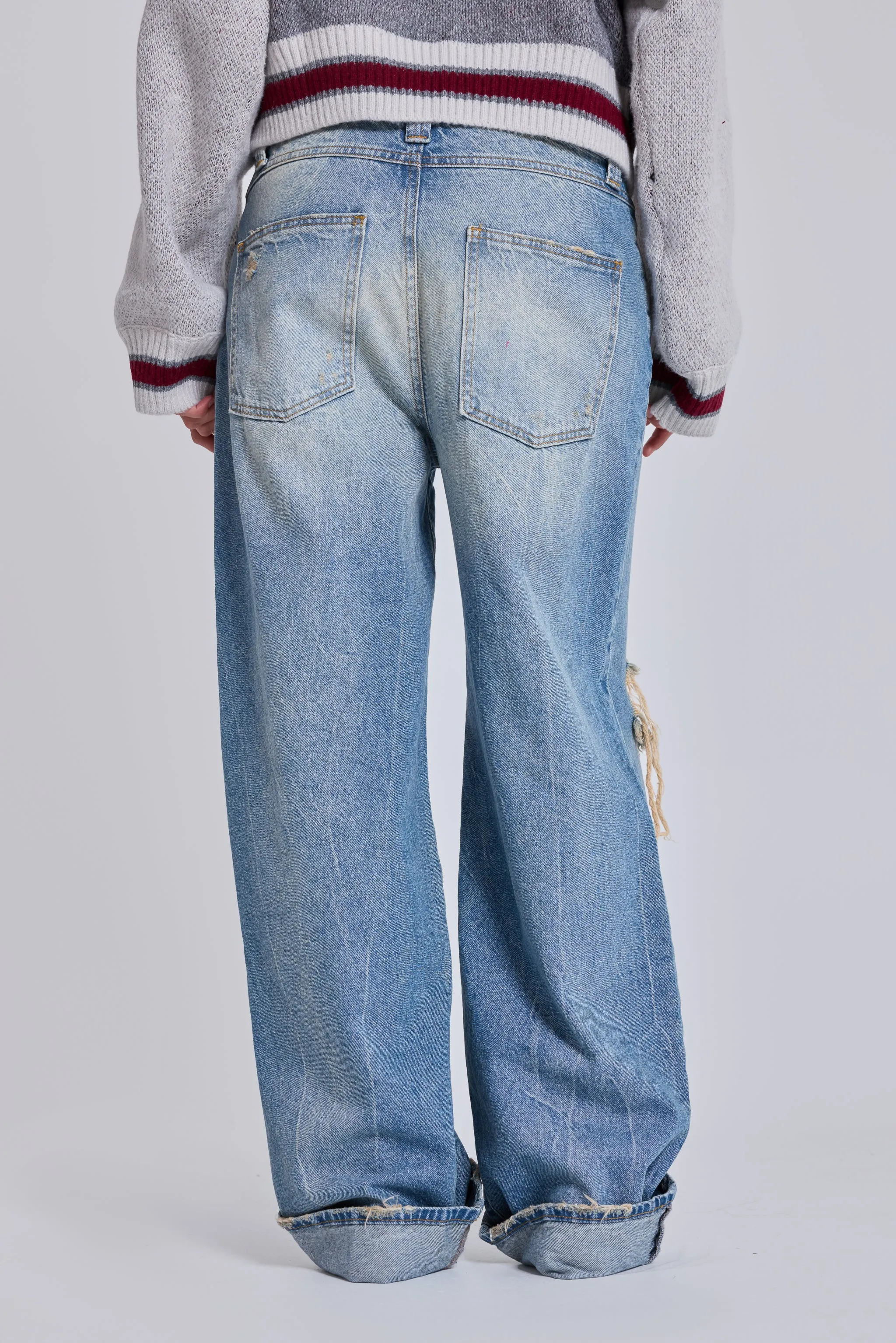 Sonic Jeans in Light Wash sold by Jaded London product image thumbnail 3