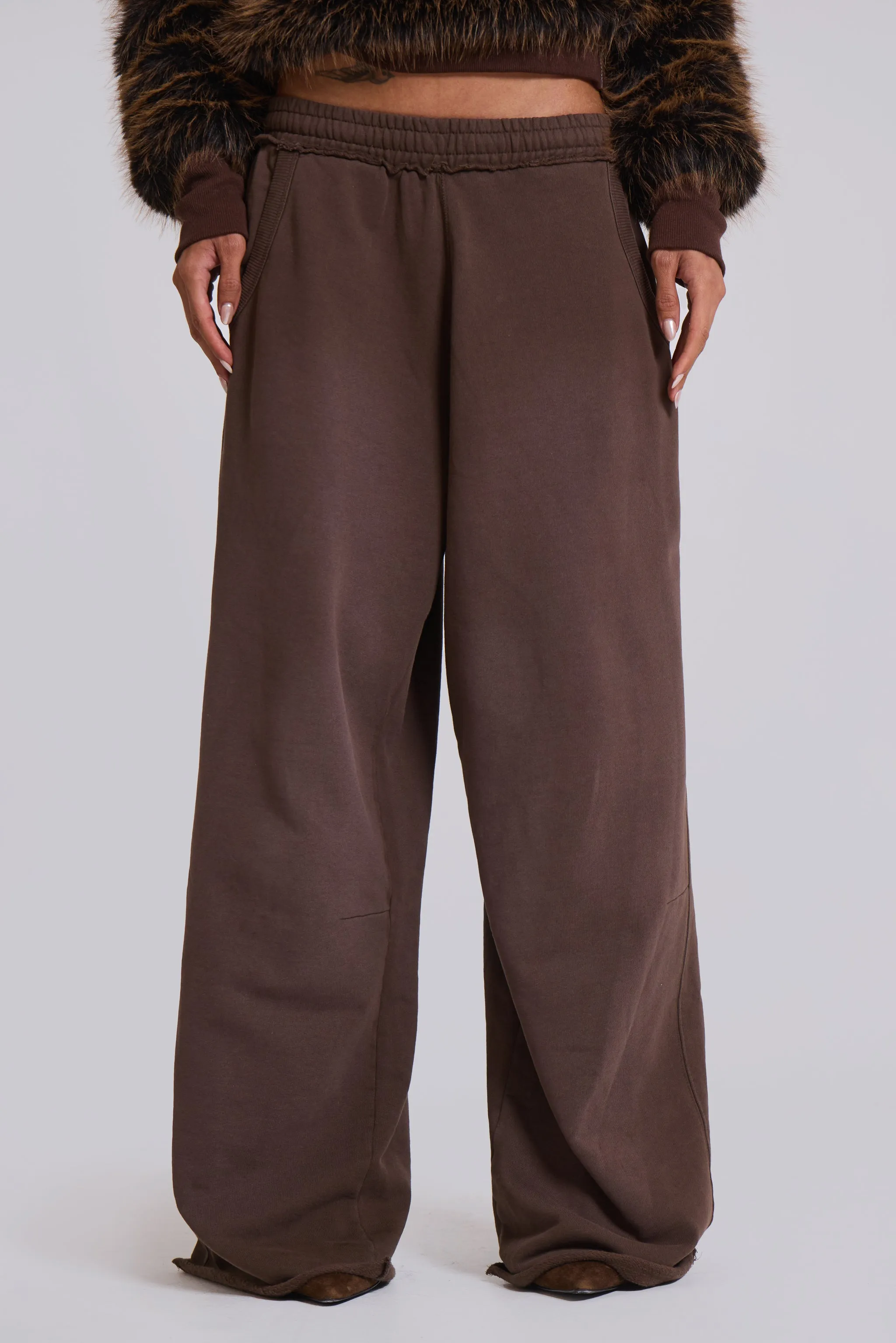 Brown Baggy Monster Joggers sold by Jaded London product image thumbnail 3
