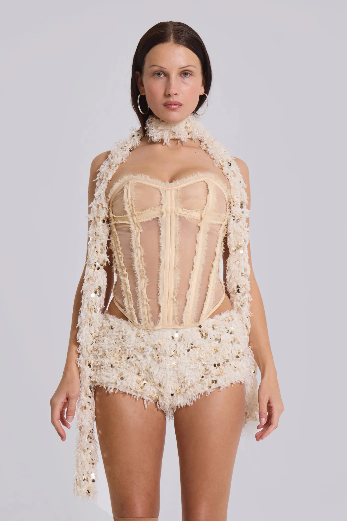 First Date Organza Corset sold by Jaded London