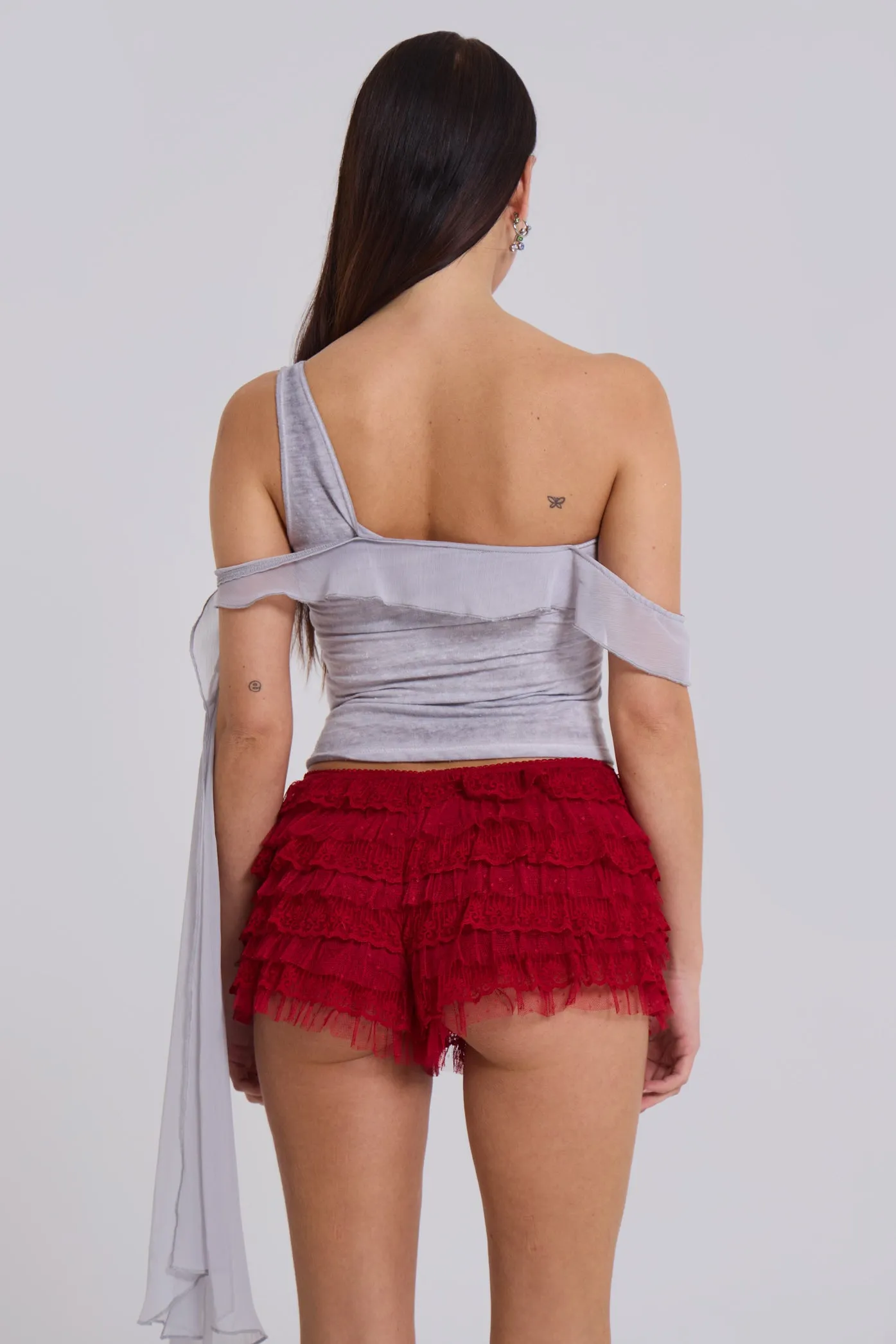 My Ex Loves Me Asymmetric Top sold by Jaded London product image thumbnail 2
