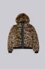 Leopard Faux Fur Hooded Mendoza Jacket sold by Jaded London