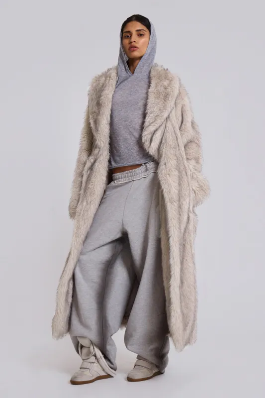 Alaska Faux Fur Coat sold by Jaded London