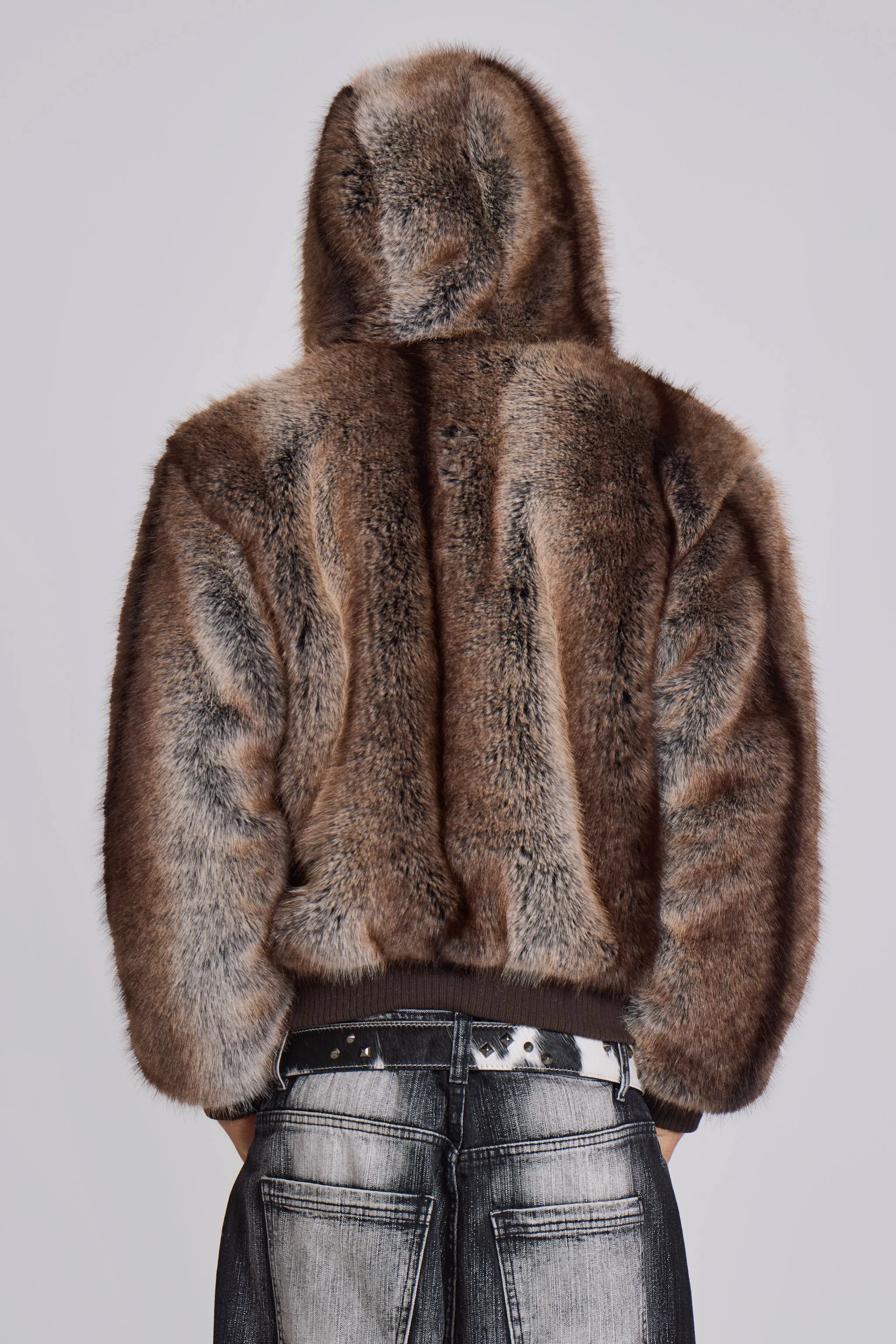 ★JADED LONDON UK★ Bear Faux Fur Hooded Jacket Bear Faux Fur Hooded Jacket | Parallel