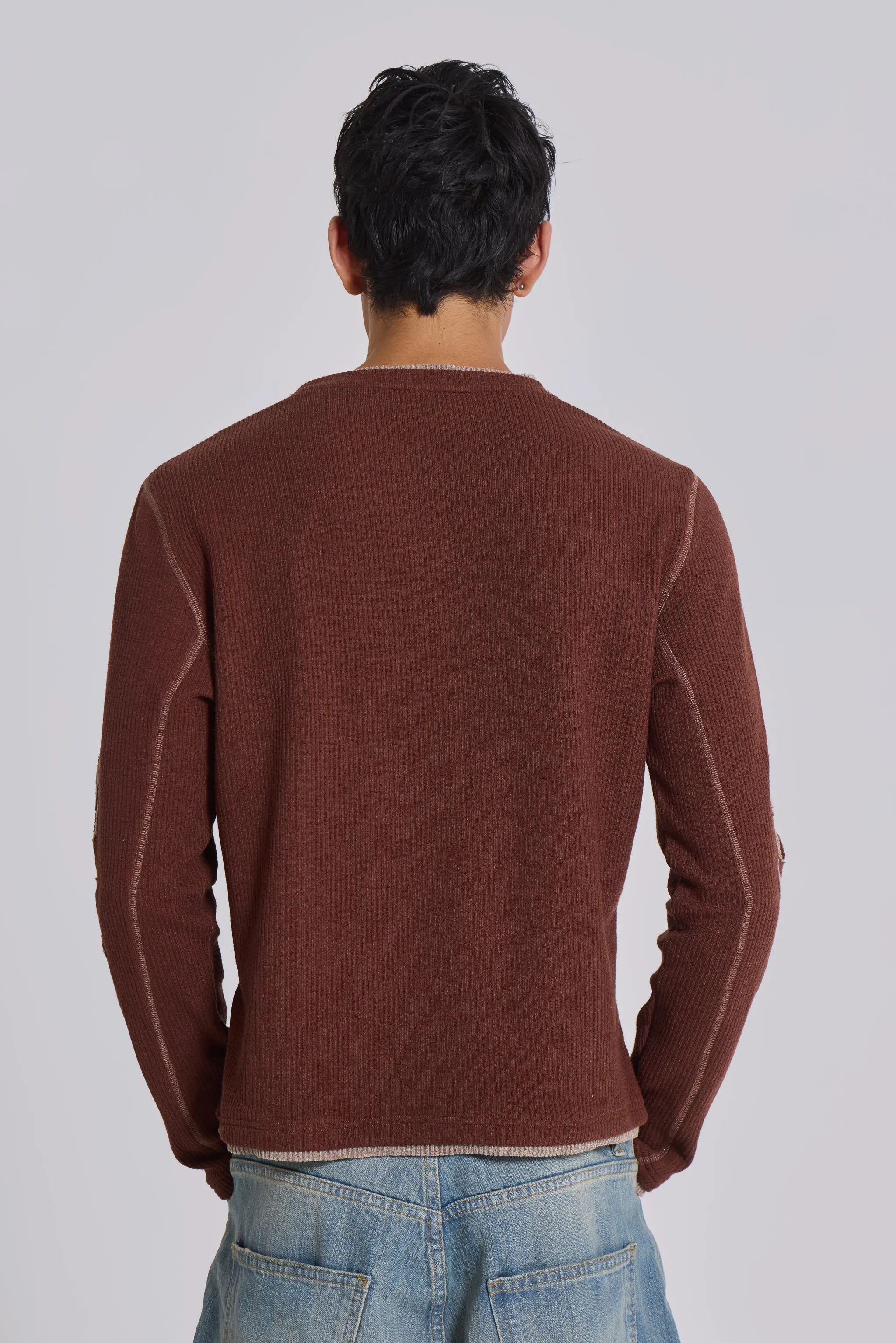 Brown Tattoo Applique Tee sold by Jaded London product image thumbnail 4