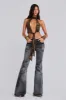 Lunae Halter Hoop Top sold by Jaded London