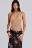 Infinity Multiway Knit Cape in Sand sold by Jaded London
