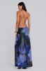 Sedona Blue Floral Maxi Dress sold by Jaded London