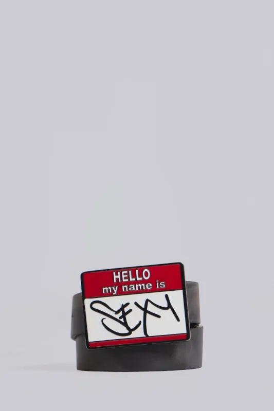 Hello My Name Is Belt sold by Jaded London