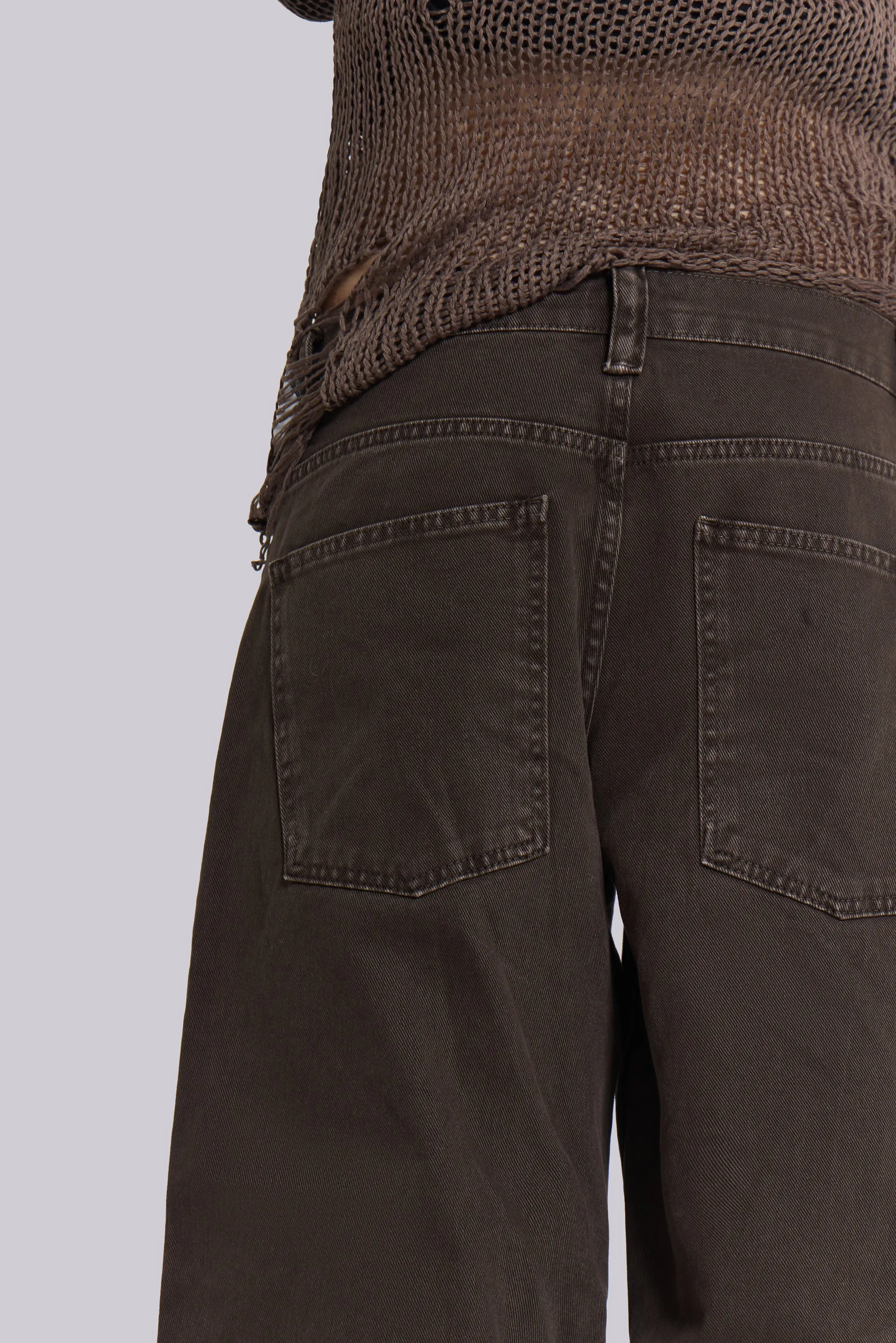 Washed Brown Colossus Jeans sold by Jaded London product image thumbnail 4