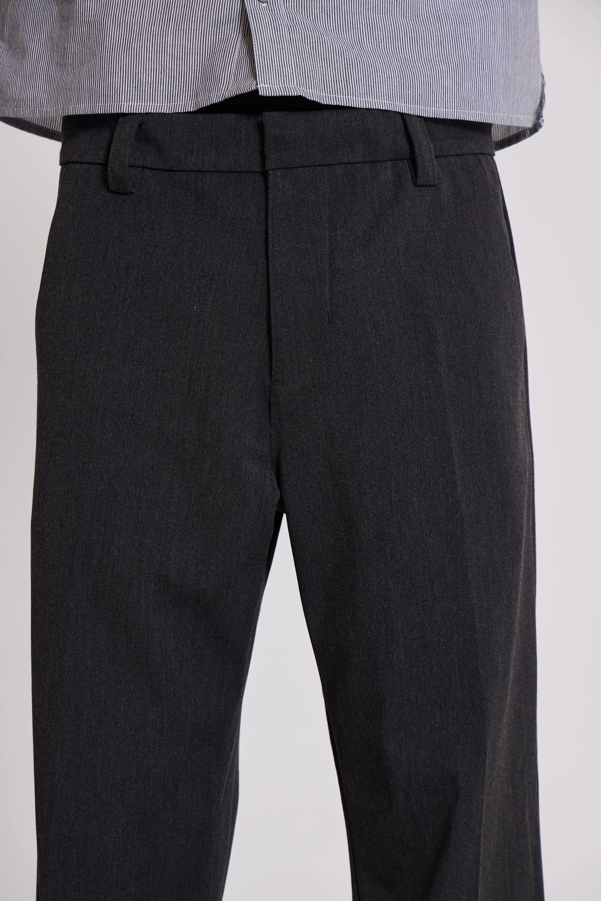 Grey Stacked Bootcut Suit Pants sold by Jaded London product image thumbnail 3