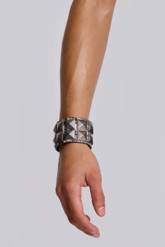 Mamba Studded Cuff Bracelet made by Jaded London