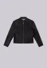 Black Real Leather Piston Jacket sold by Jaded London
