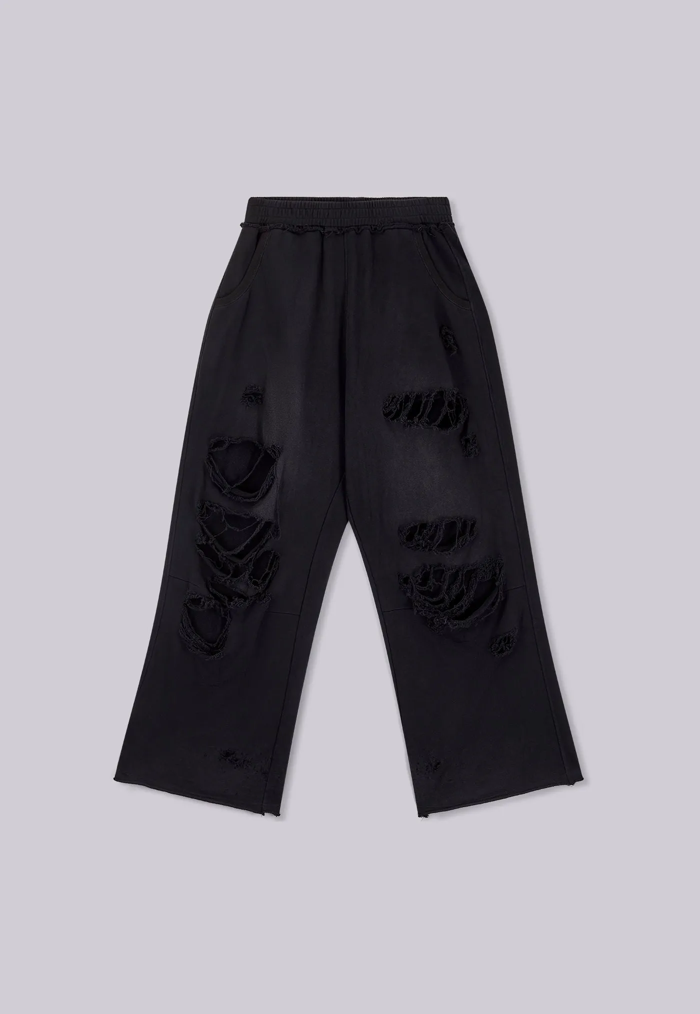 Distressed Black Baggy Monster Joggers sold by Jaded London product image thumbnail 2
