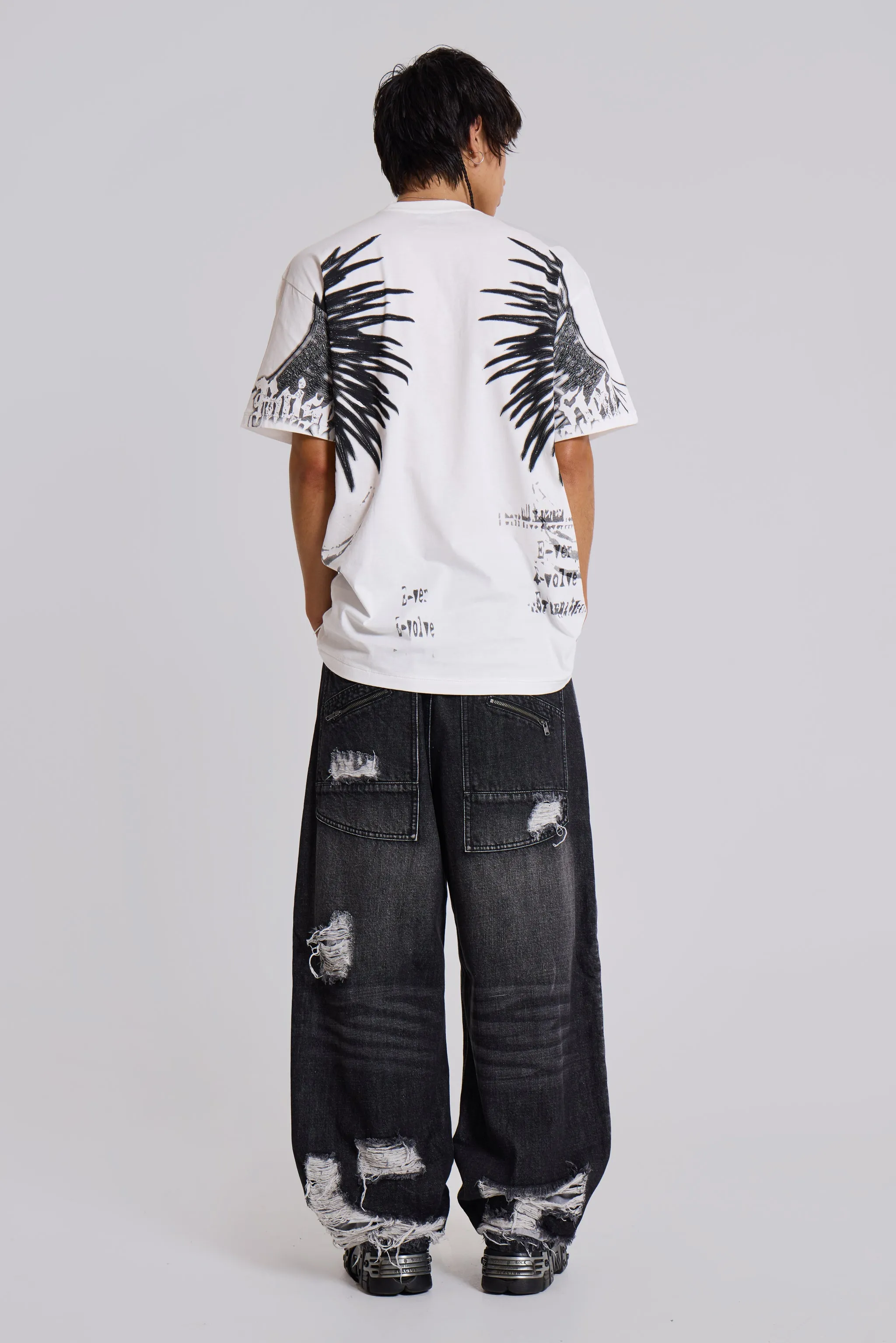 Double Layer Camo XL Colossus Jeans sold by Jaded London product image thumbnail 5