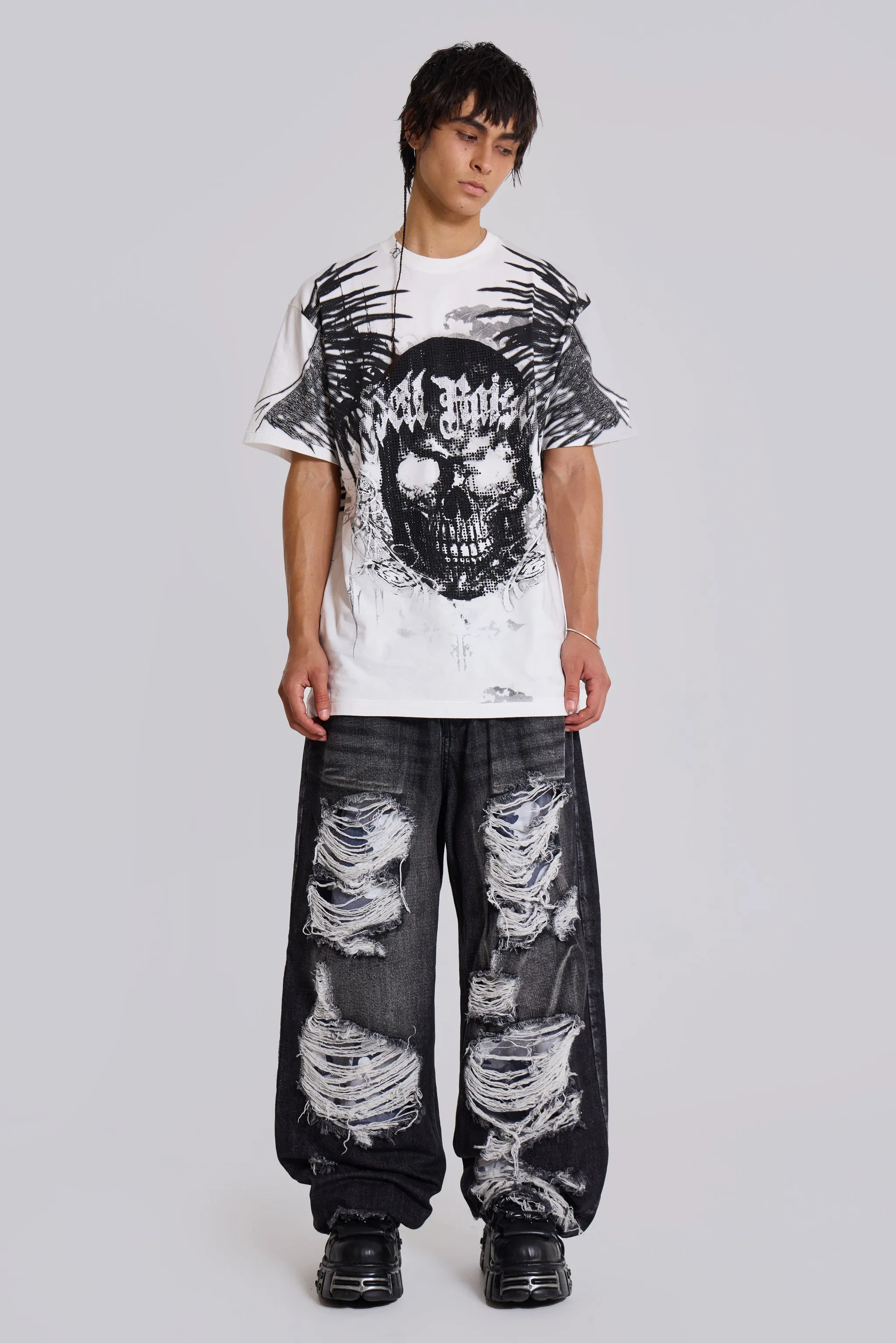 Double Layer Camo XL Colossus Jeans sold by Jaded London product image thumbnail 3