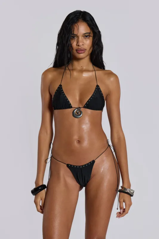Helix Studded Bikini Bottom sold by Jaded London