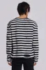 Dirty Striped Oversized Long Sleeve Tee sold by Jaded London