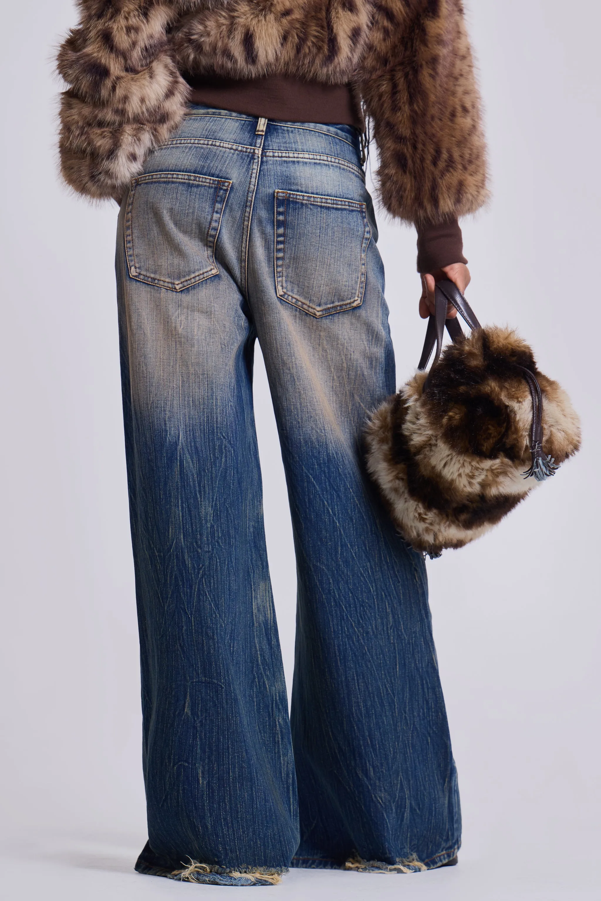 Vortex Baggy Flared Jeans sold by Jaded London product image thumbnail 5