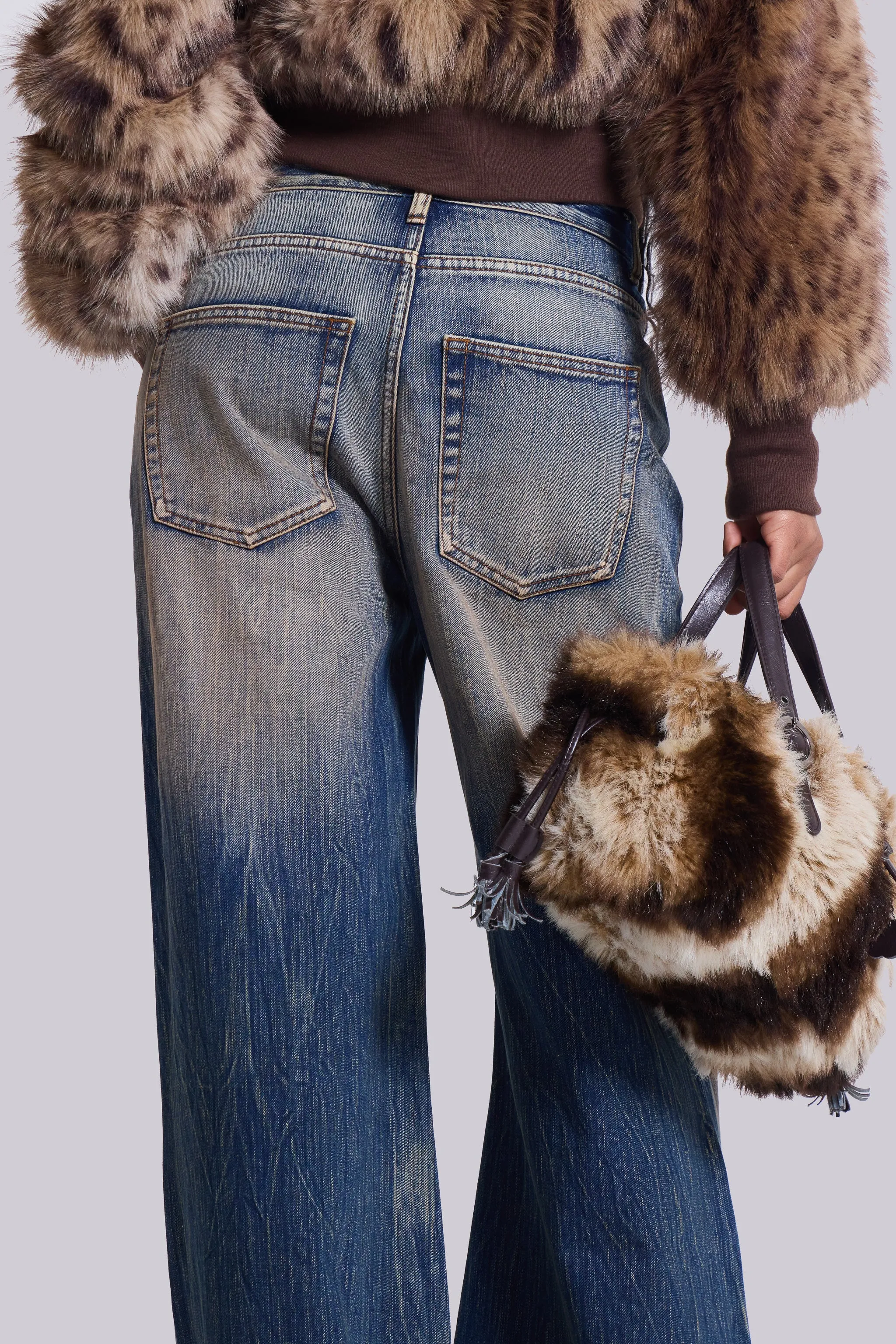 Vortex Baggy Flared Jeans sold by Jaded London product image thumbnail 4