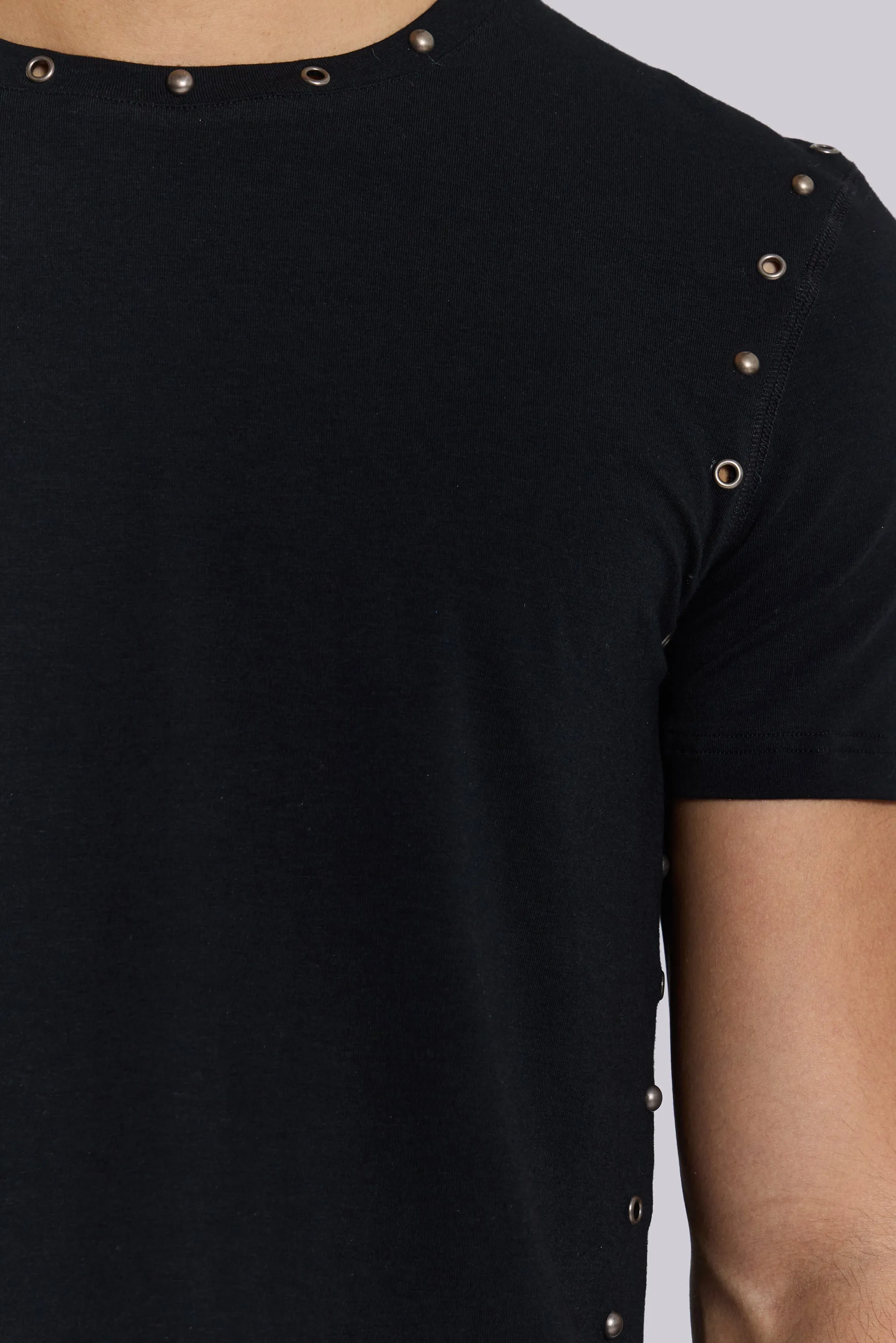 Studded Black Mist T-Shirt sold by Jaded London product image thumbnail 5