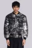 Dirty Camo Bomber Jacket sold by Jaded London