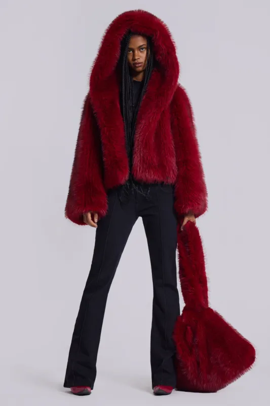 Mara Oversized Faux Fur Bag sold by Jaded London