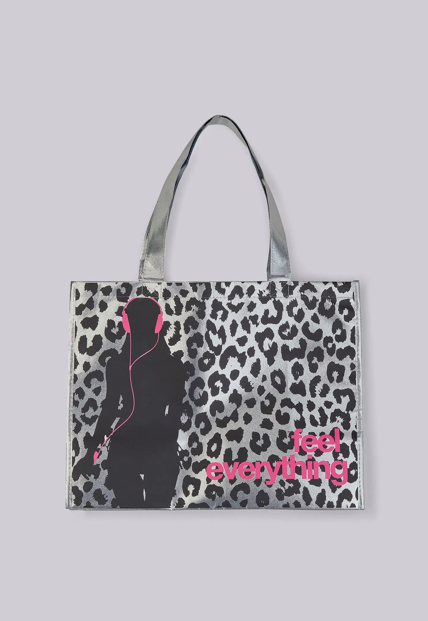 Feel Everything Silver Bag sold by Jaded London