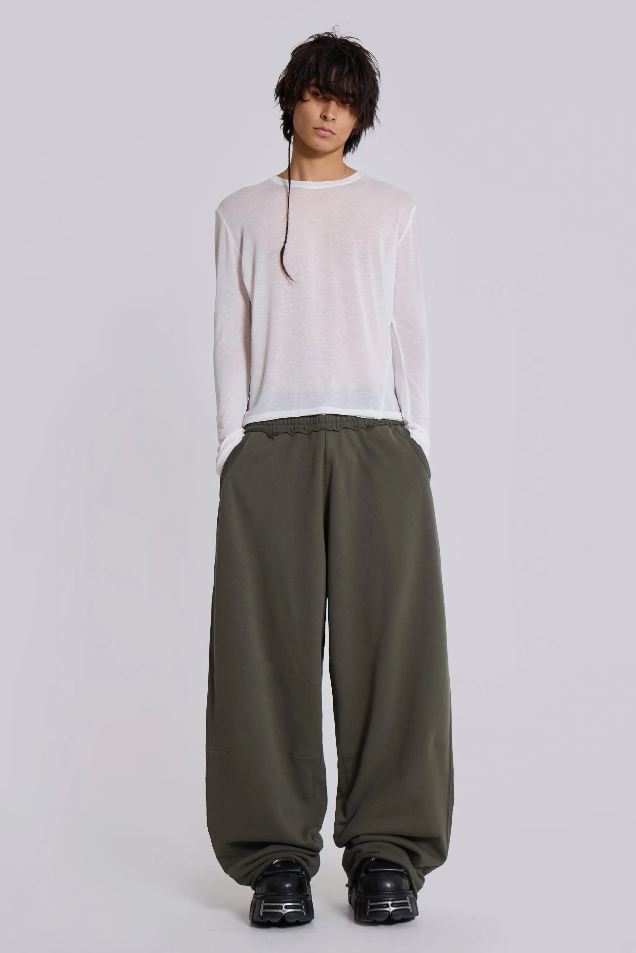 White Marl Mist Hoodie sold by Jaded London product image thumbnail 4