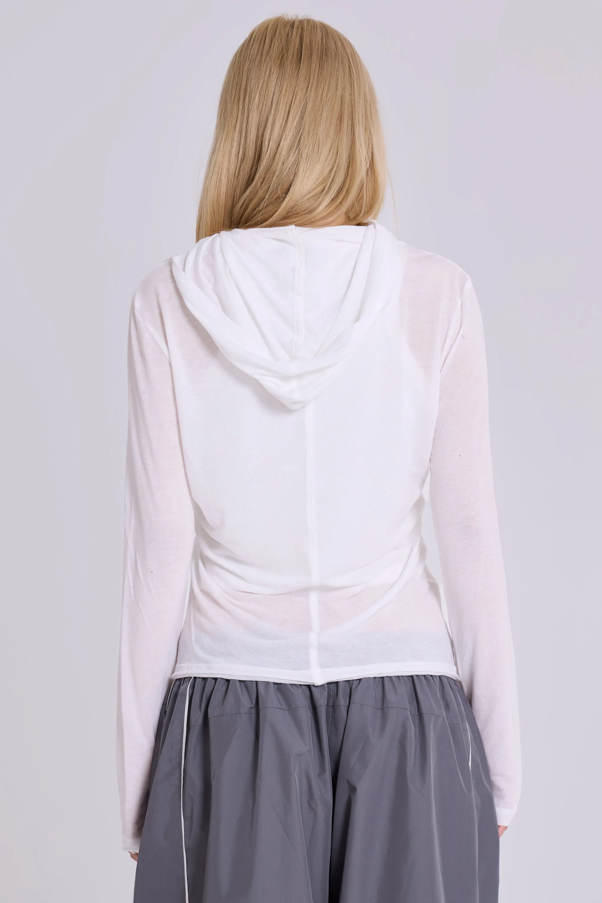 White Marl Mist Hoodie sold by Jaded London product image thumbnail 3