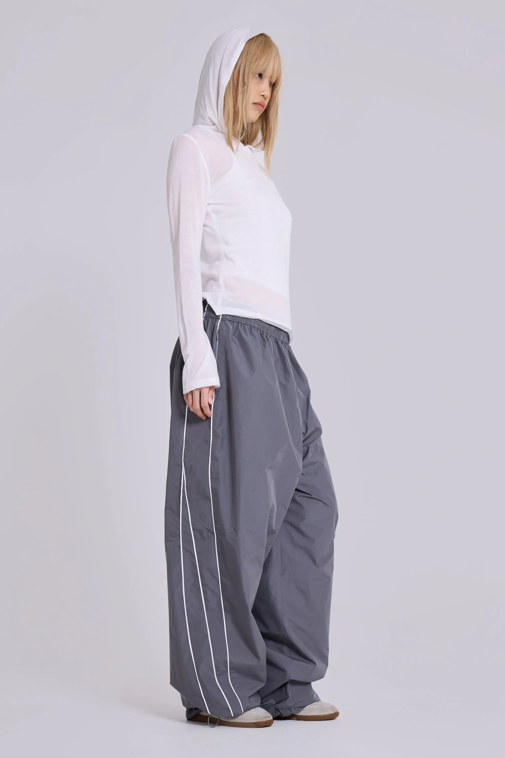 White Marl Mist Hoodie sold by Jaded London product image thumbnail 2