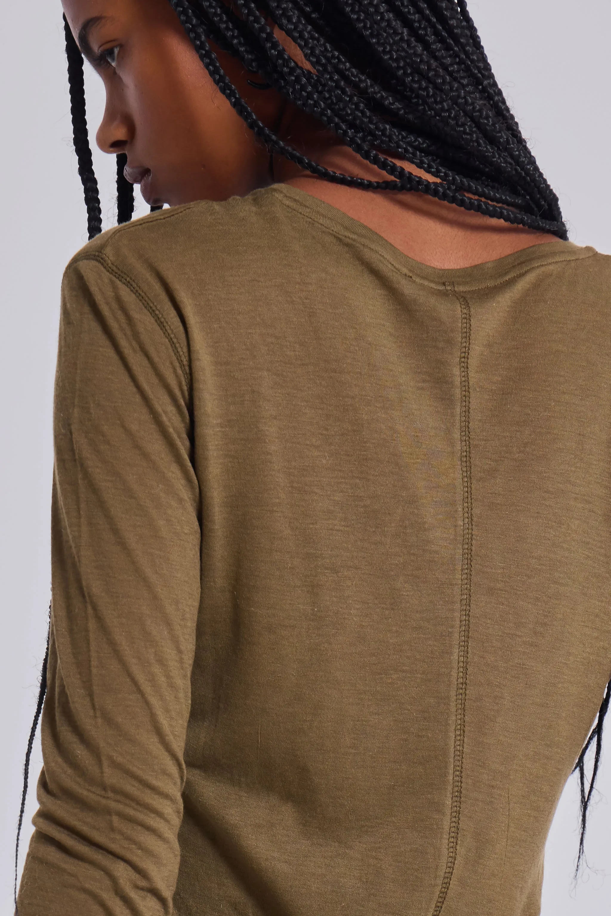 Khaki Mist Long Sleeve Top sold by Jaded London product image thumbnail 5