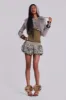 Haka Mongolian Faux Fur Knit Shrug in Grey sold by Jaded London