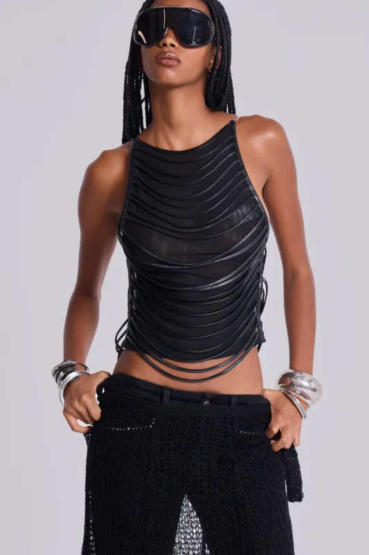 Strings Attached Backless Top sold by Jaded London
