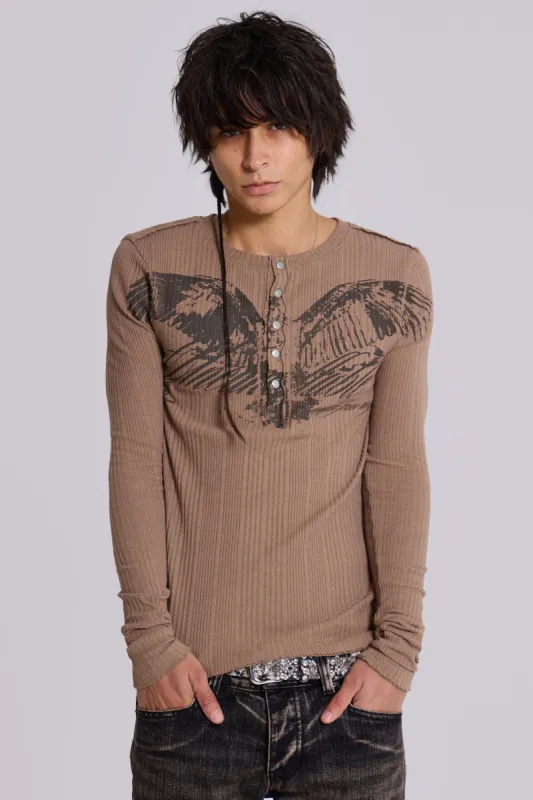 Sanctified Waffle Henley | Parallel