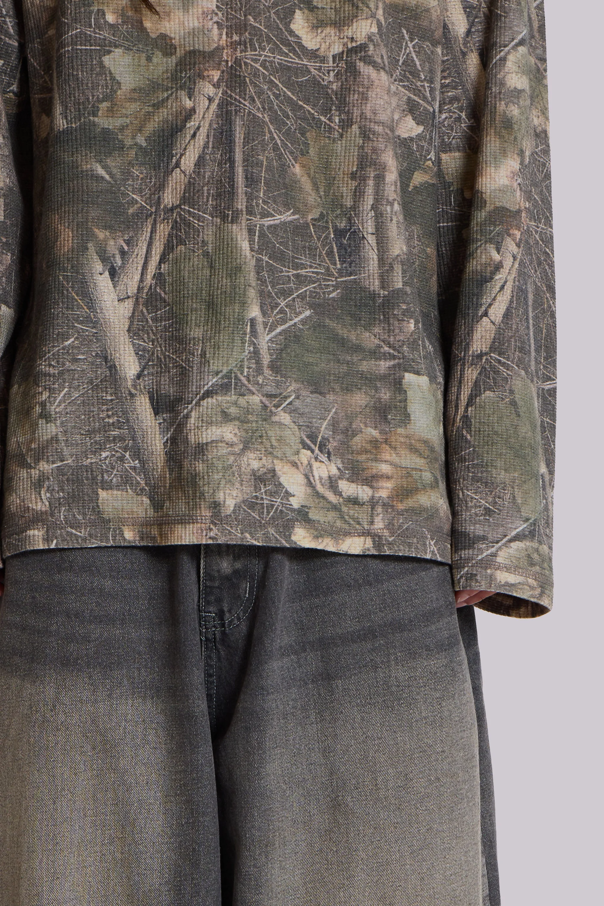 【JADED LONDON】Woodland Camo Tattoo Applique Top Woodland Camo Tattoo Applique Top | Jaded London | Clothing