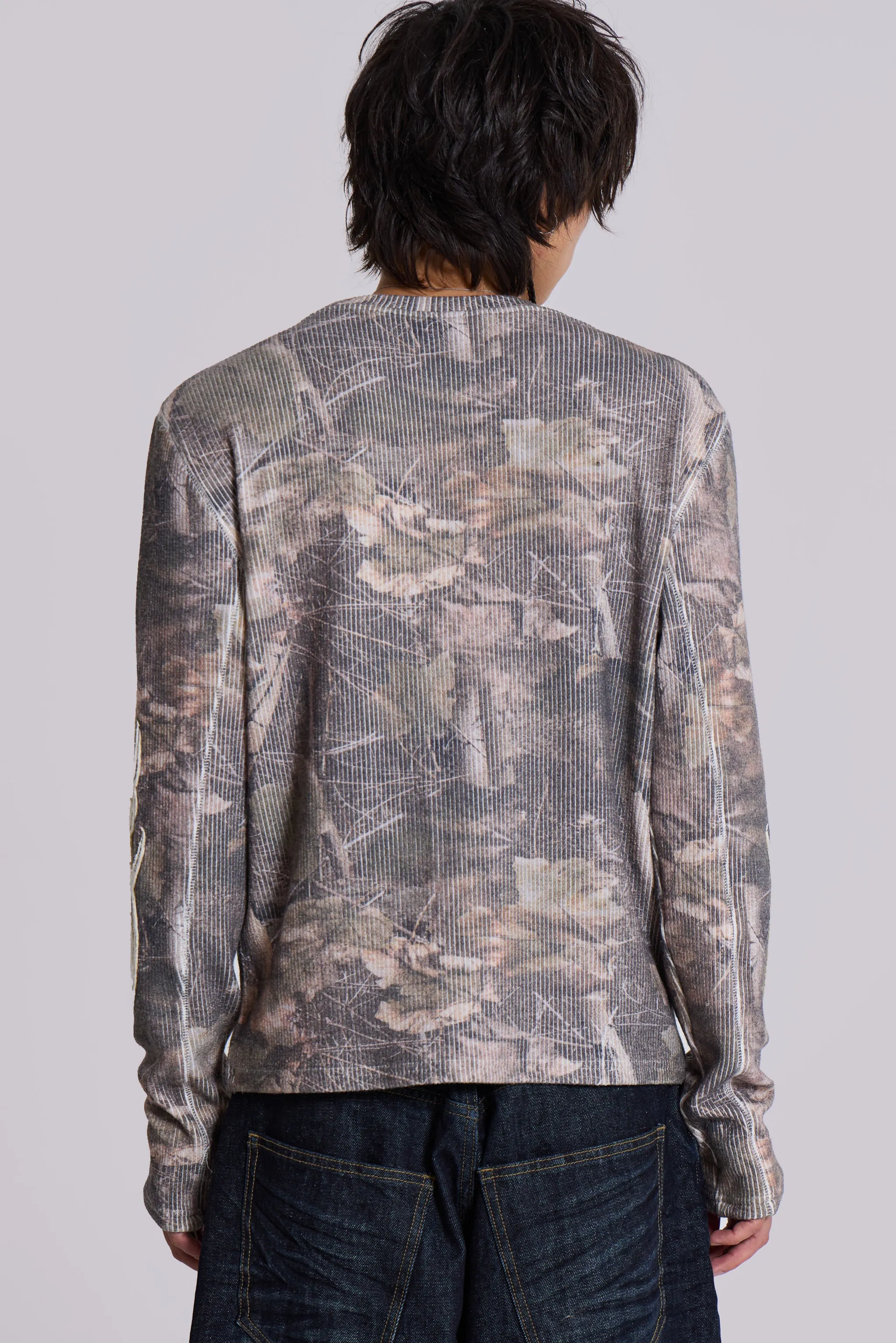 Woodland Camo Tattoo Applique Top sold by Jaded London product image thumbnail 4