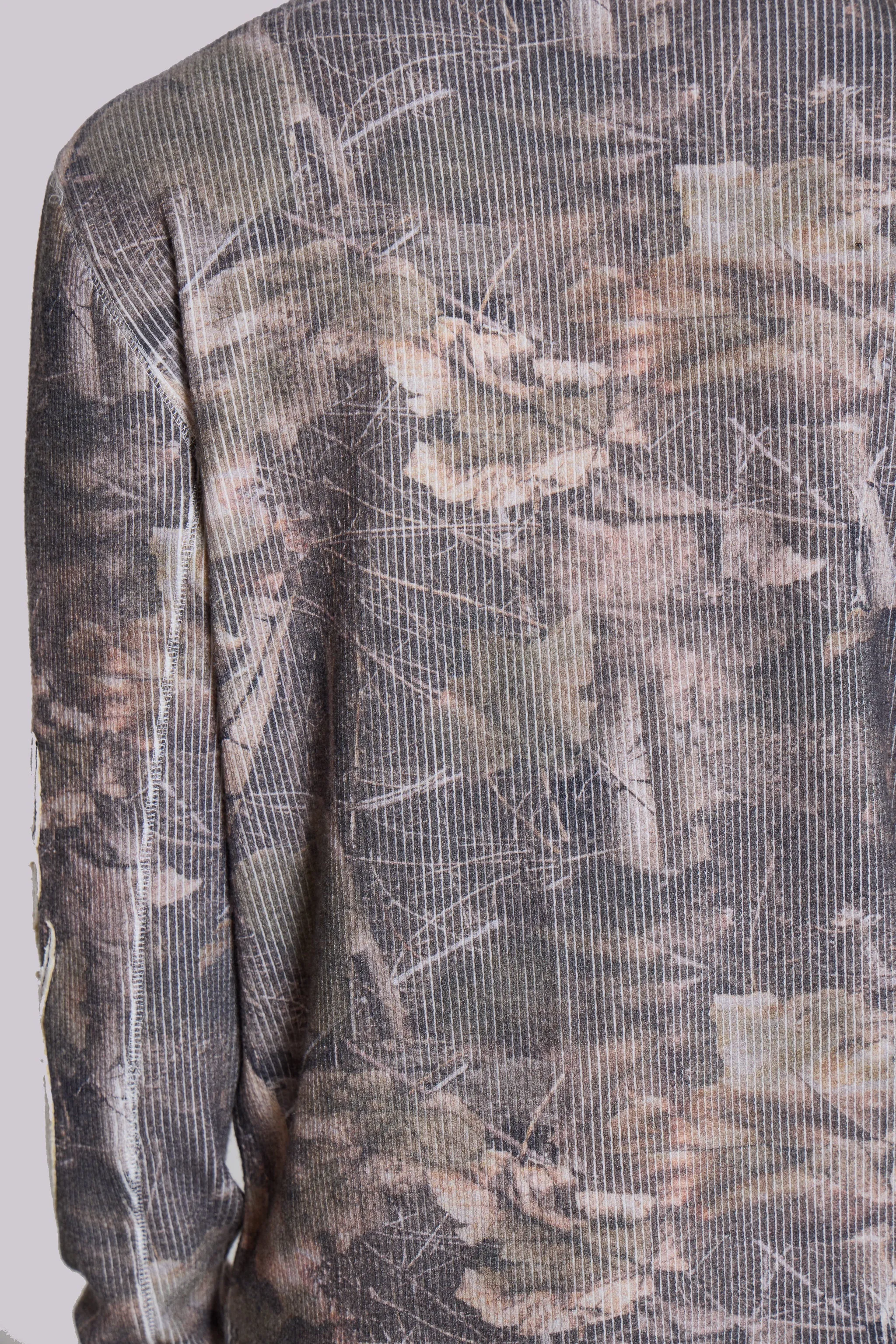 Woodland Camo Tattoo Applique Top sold by Jaded London product image thumbnail 5