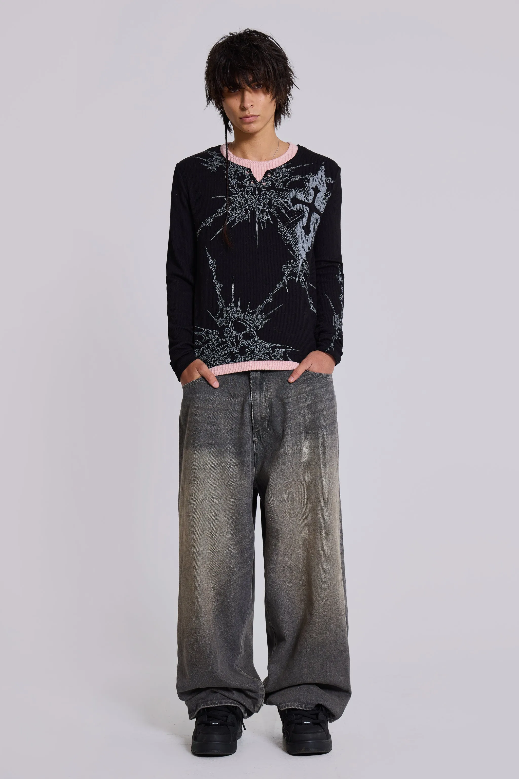 Dropout Double Layer Top sold by Jaded London product image thumbnail 5