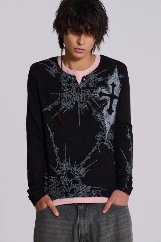 Dropout Double Layer Top sold by Jaded London