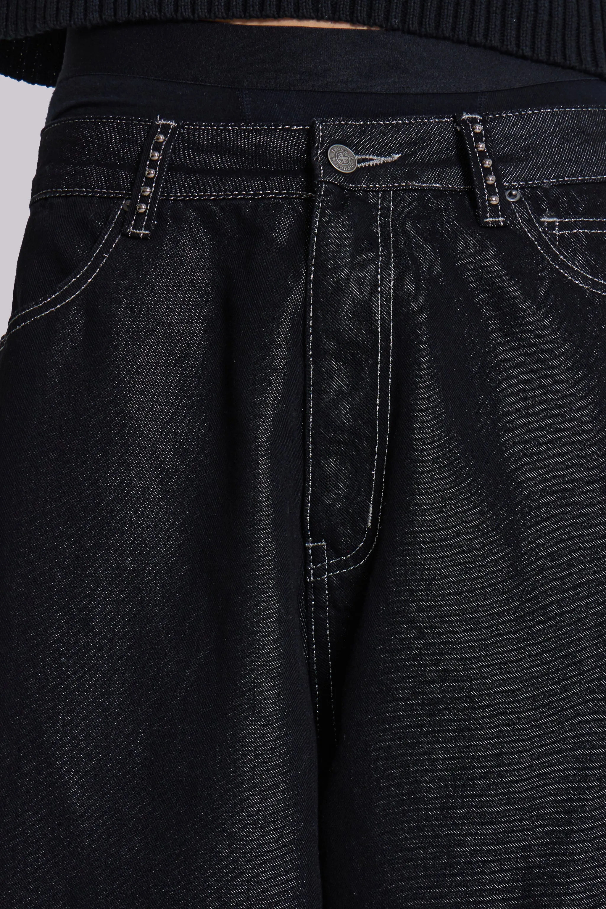 Pink Sapphire XL Colossus Jeans sold by Jaded London product image thumbnail 5