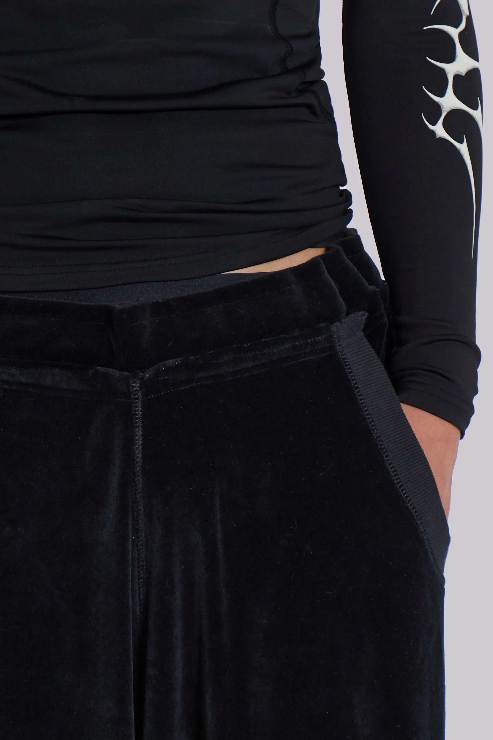 Sinner Velour Joggers sold by Jaded London product image thumbnail 5