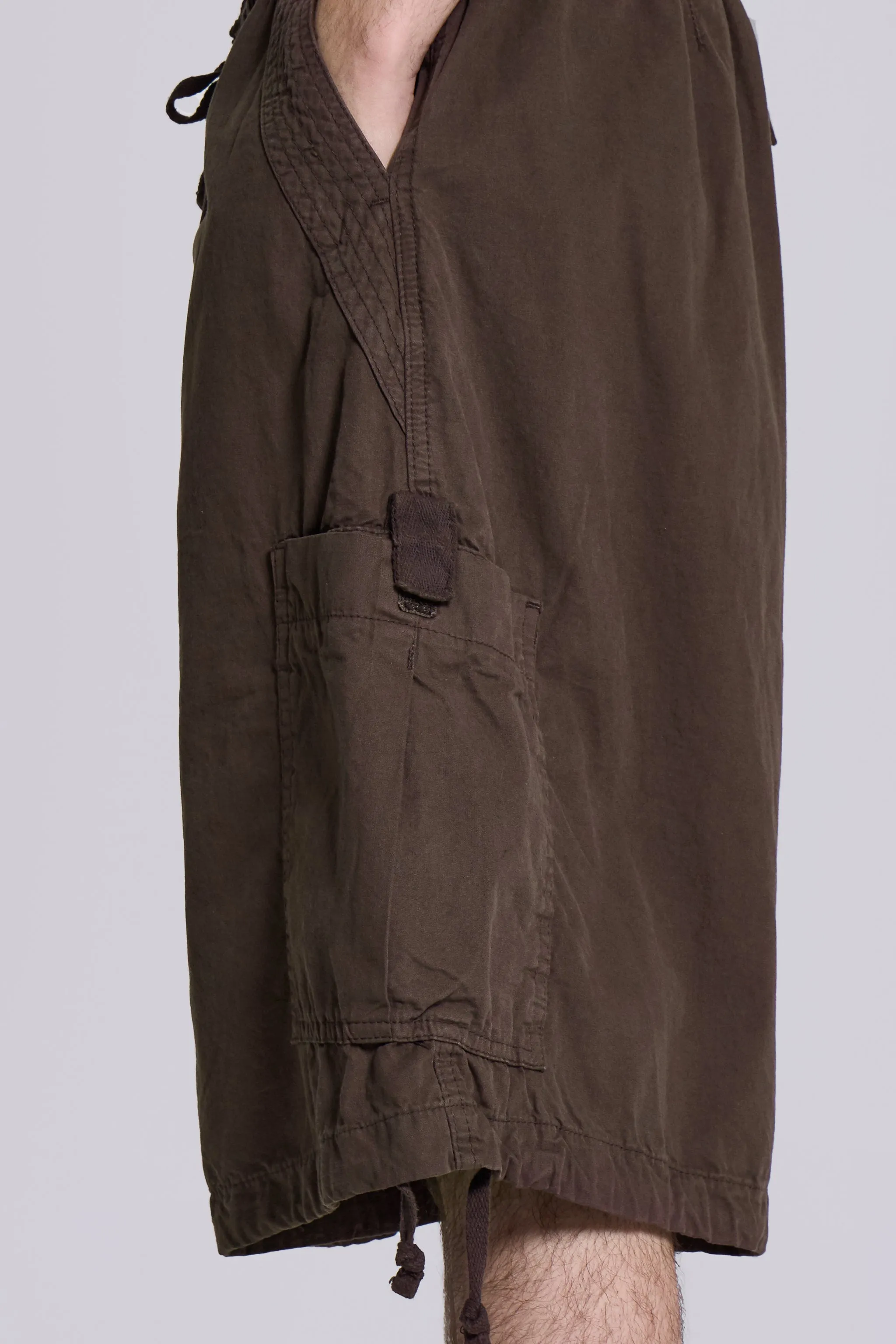 Brown Parachute Cargo Baggy Shorts sold by Jaded London product image thumbnail 3
