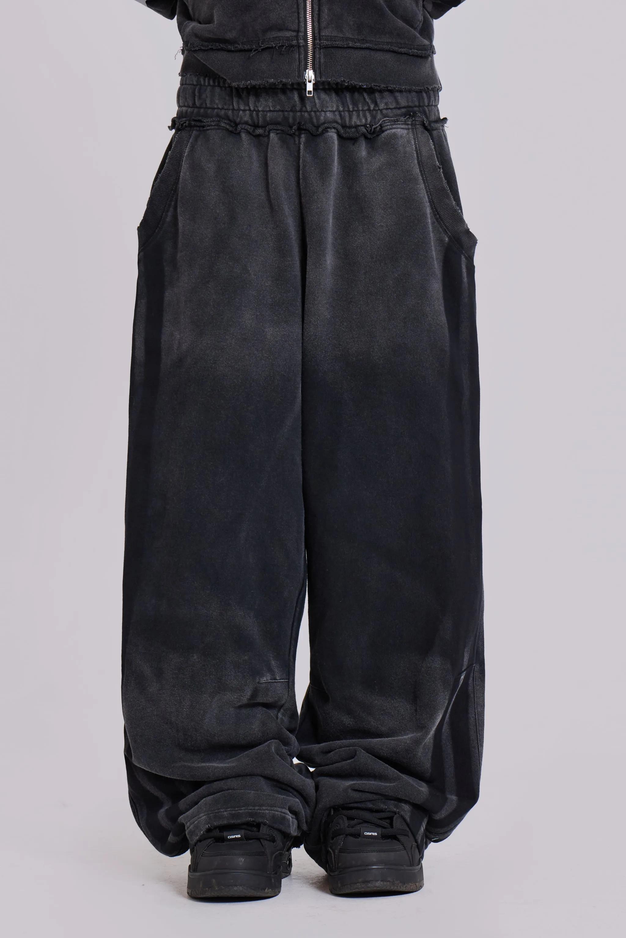 Grey Sporty Baggy Monster Joggers sold by Jaded London