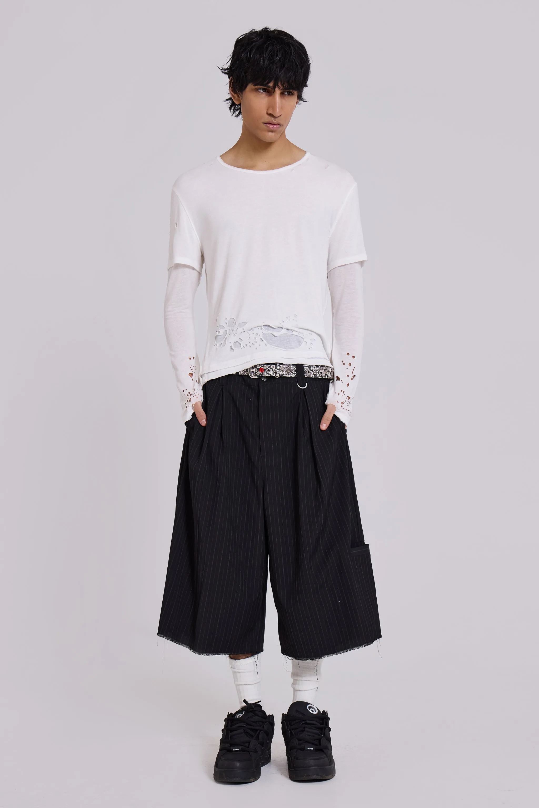 Ghost Double Layer Mist Long Sleeve Top sold by Jaded London product image thumbnail 2