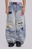 Freshman Badge Colossus Jeans sold by Jaded London