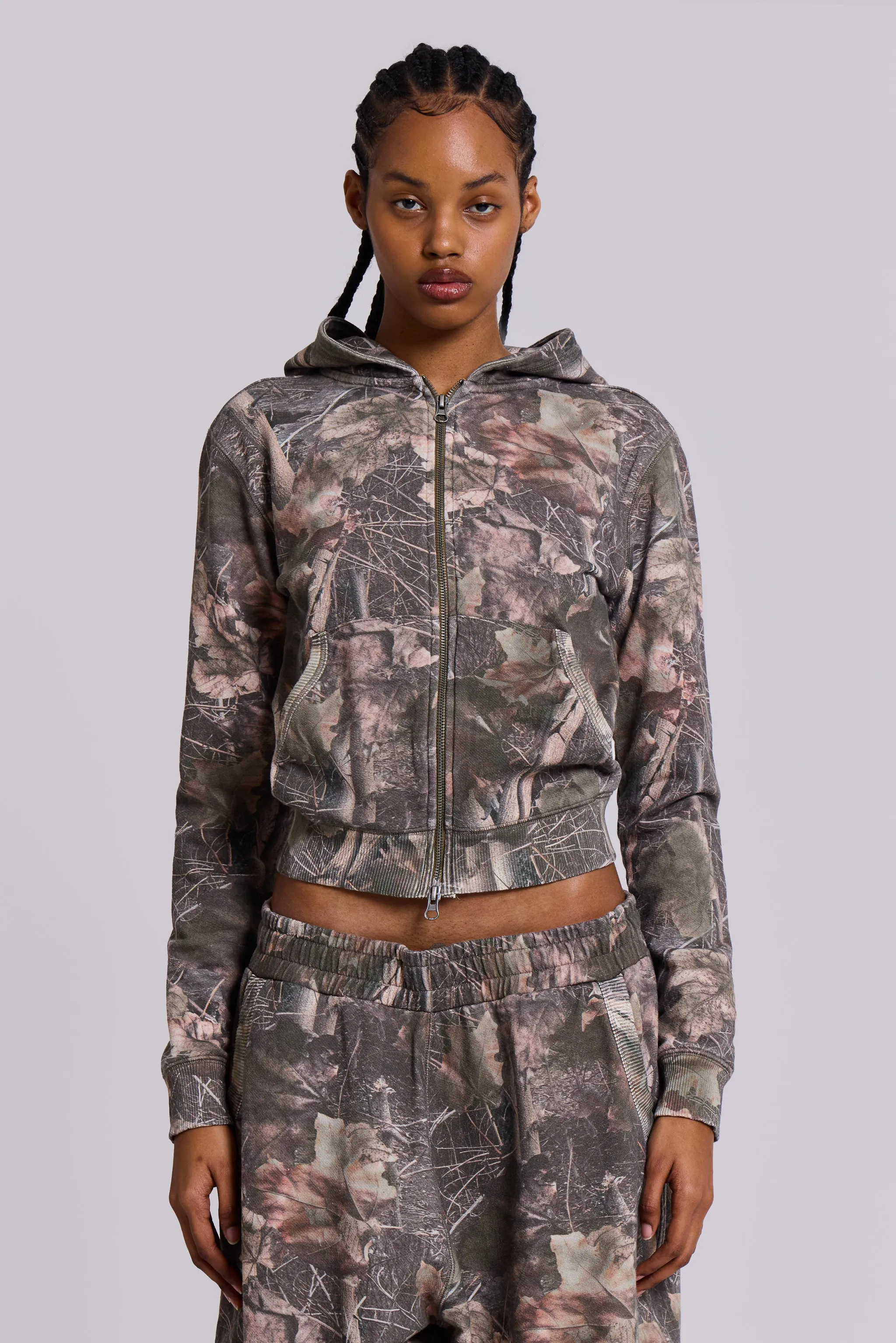 Woodland Camo Mini Monster Hoodie sold by Jaded London product image thumbnail 3