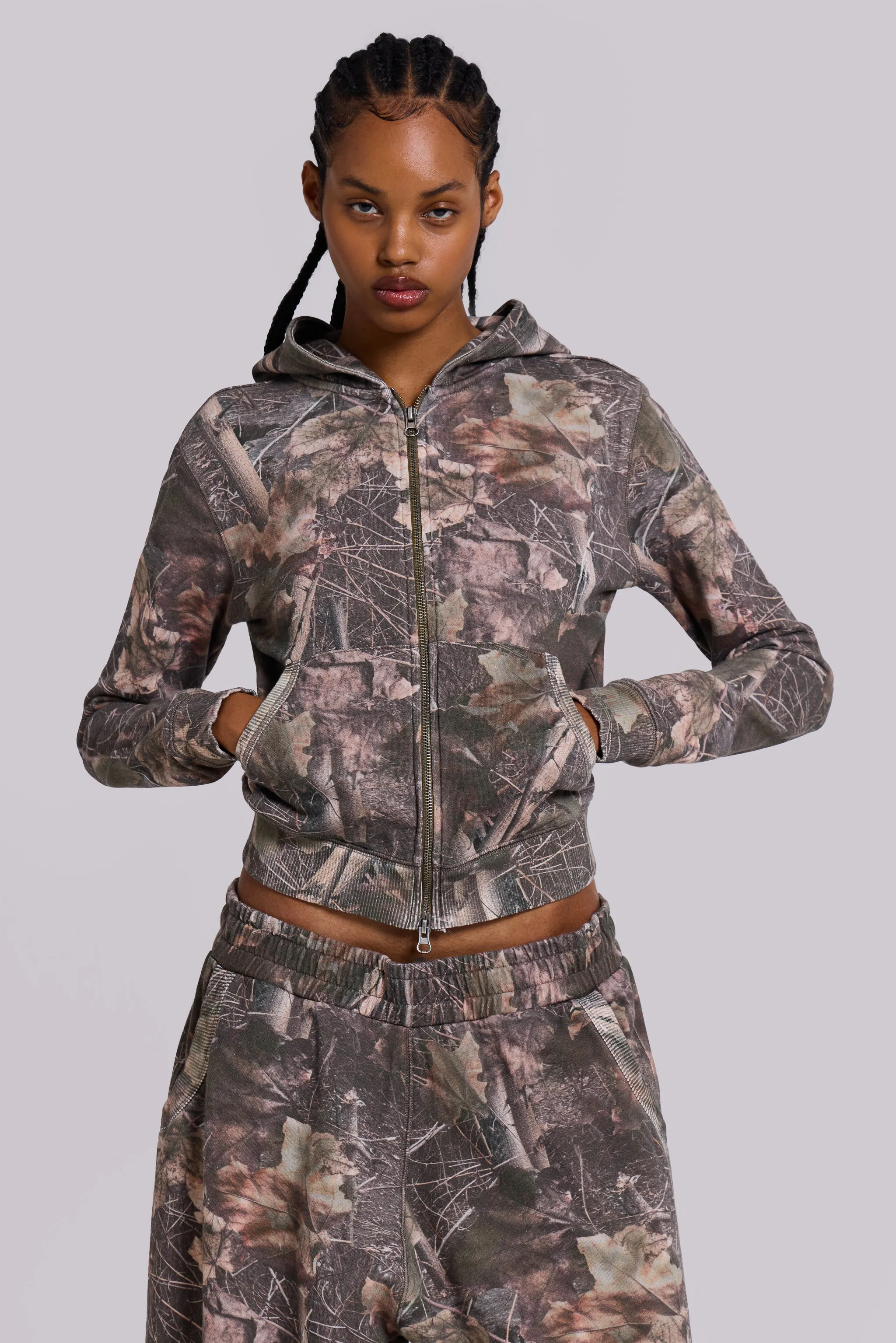 Woodland Camo Mini Monster Hoodie sold by Jaded London product image thumbnail 2