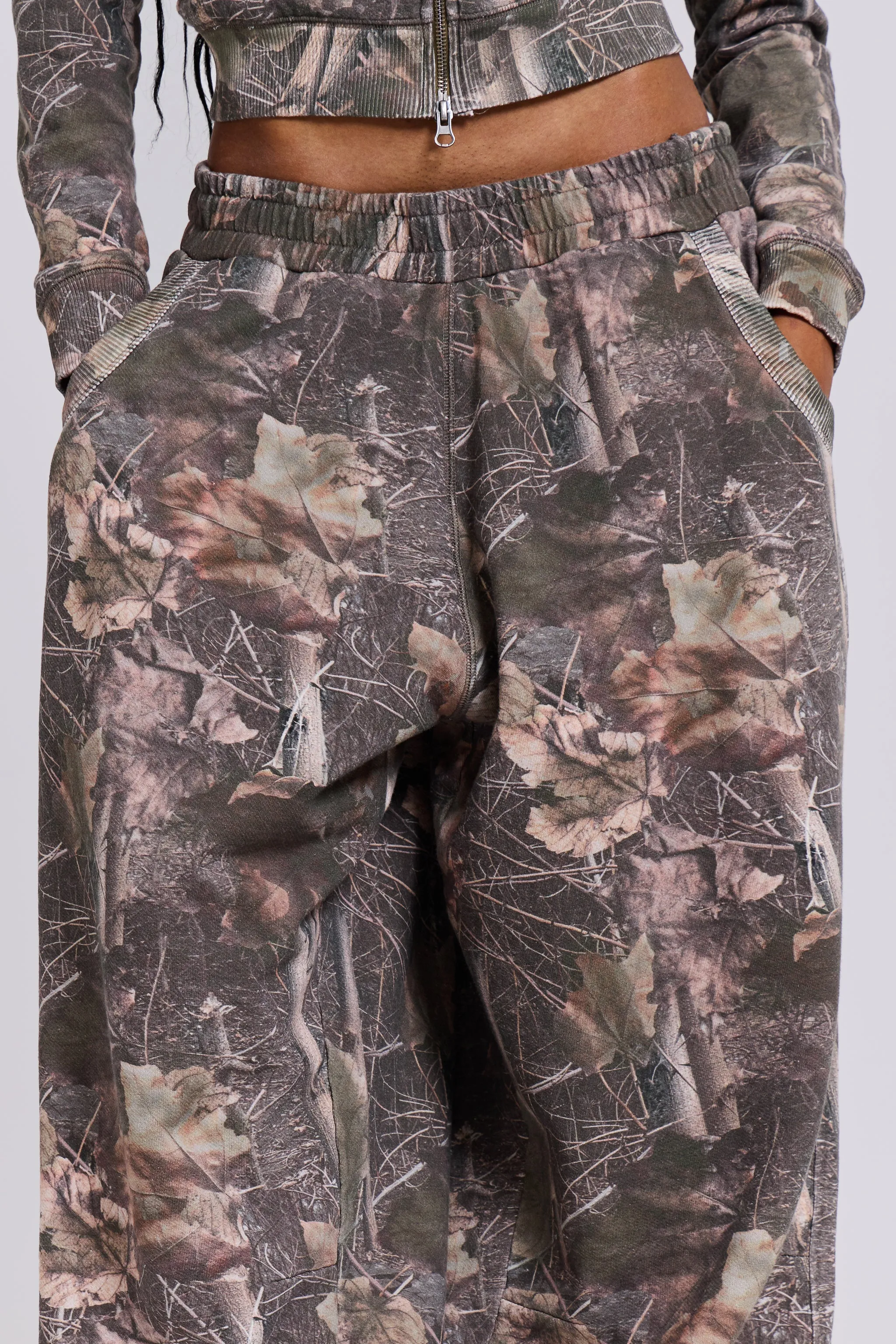 Woodland Camo Baggy Monster Joggers sold by Jaded London product image thumbnail 5