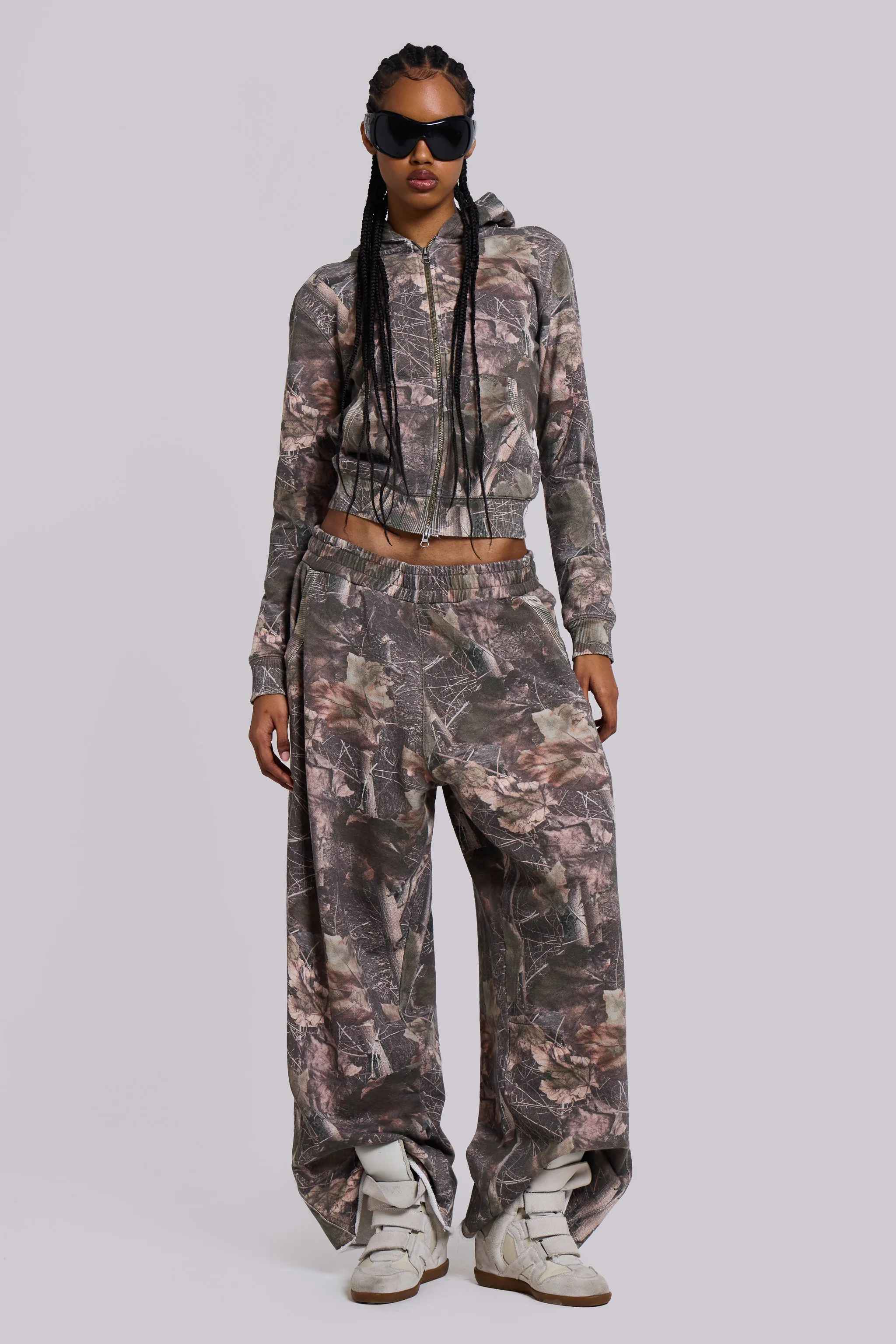 Woodland Camo Baggy Monster Joggers sold by Jaded London product image thumbnail 3