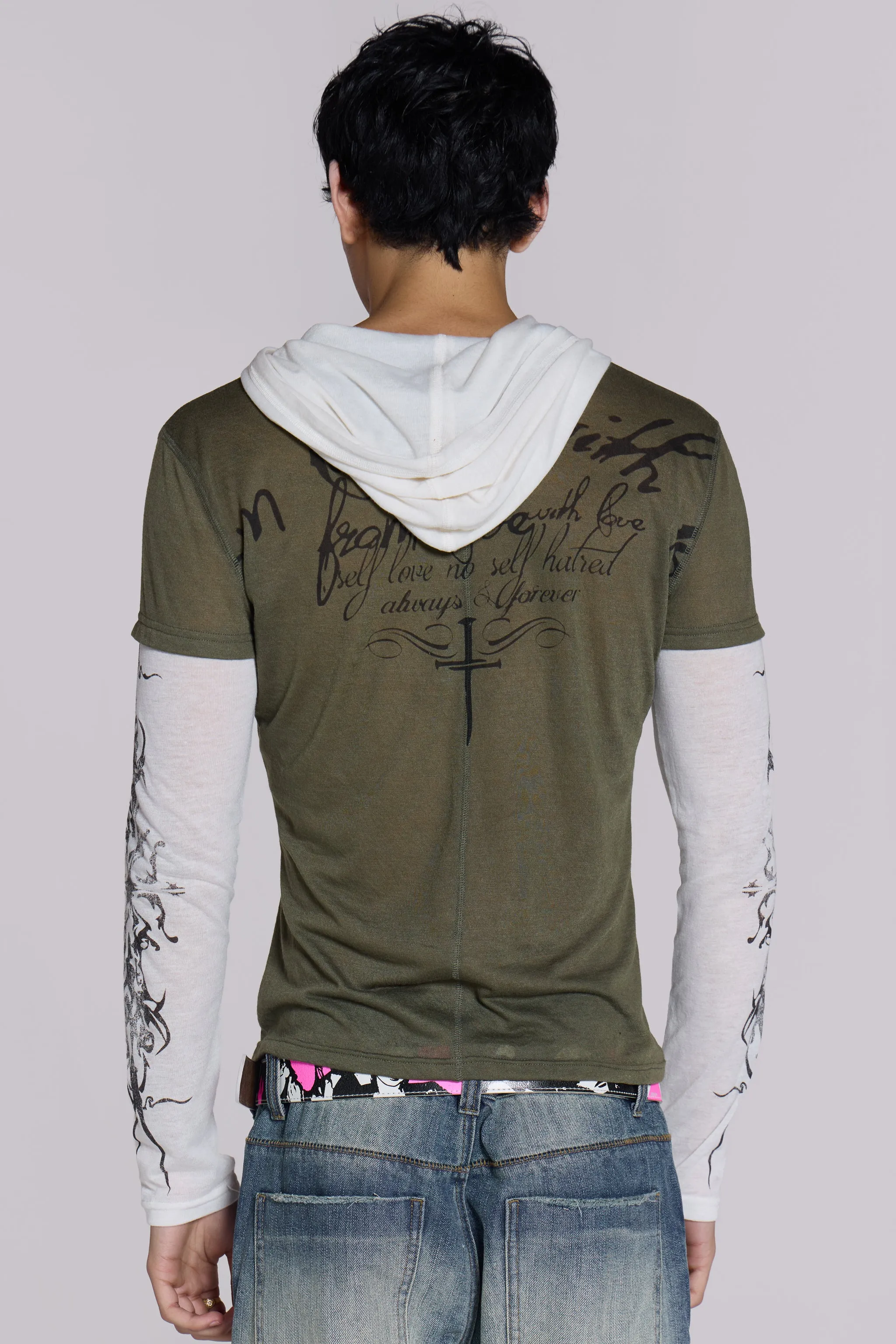 Tattoo Double Layer Hooded Mist sold by Jaded London product image thumbnail 4